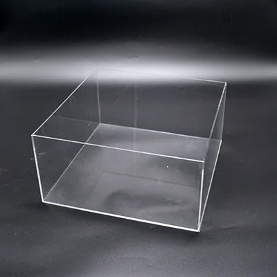 Bac de présentation transparent PMMA 30 x 30 x 15 cm - Bac plexi - Bac acrylique - Supports Plexi