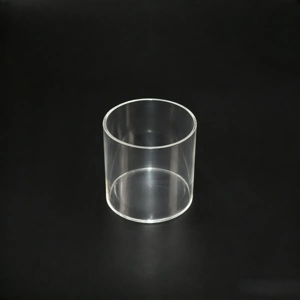 Bac de présentation rond PMMA ø 10 x H 10 cm - Vitrine tube plexi - Bac cylindrique - Supports Plexi