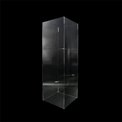 Bac soldeur acrylique transparent 30 x 30 x 90 cm - Bac à fouille - Bacs soldeurs, Bacs de fouille