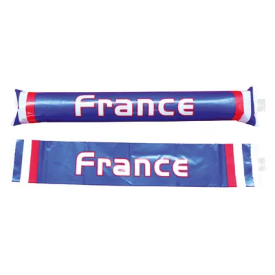 Paires de batons gonflables aux couleurs du drapeau français, idéal pour se faire remarquer dans les stades !  - Drapeaux de France