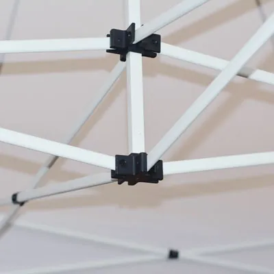 Barnum pliant - Tente pliante 3x3m 250 g/m² carré 32mm blanc - Tentes pliantes, Barnums pliants-1