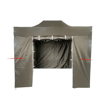 Lot complet murs pour tente pliante 300x200 cm - noir - 300 g/m² - Tentes pliantes, Barnums pliants