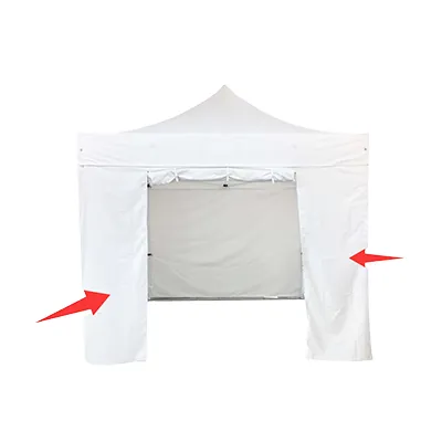 Lot complet murs pour tente pliante 300x300 cm - blanc - 300 g/m² - Tentes pliantes, Barnums pliants