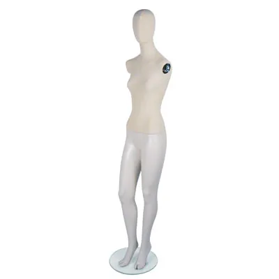 Mannequin femme vintage sans bras - Mannequins abstraits