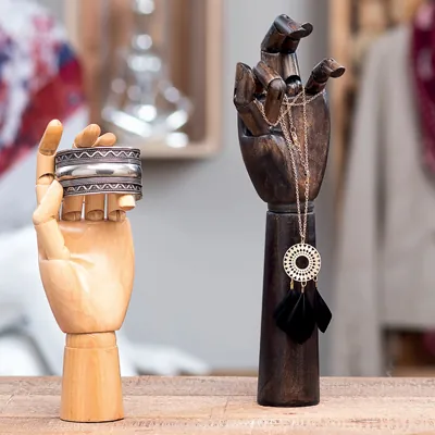 Main femme articulée - Présentoirs mains bijoux-2