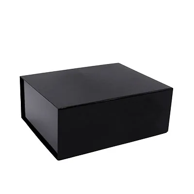 Boîtes aimantées - noir brillant - L 27 x P 21 x H 10,5 cm - par 5 - Boites aimantées