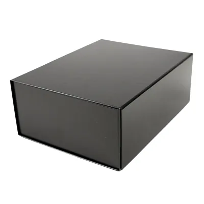 Boîtes aimantées - noir brillant - L 27 x P 21 x H 10,5 cm - par 5 - Boites aimantées-4