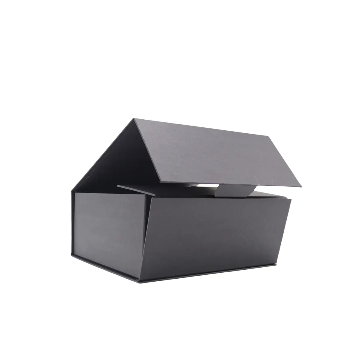 Boîte cadeau carton noire 22 x 22 x 10 cm - Lot de 5 - Boites cadeaux carton pliables-2