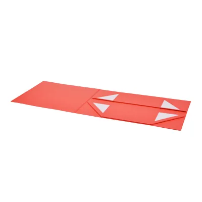 Boîte cadeau pliable rouge 33x25,5x14cm – Paquet de 5 - Boites cadeaux carton pliables-1