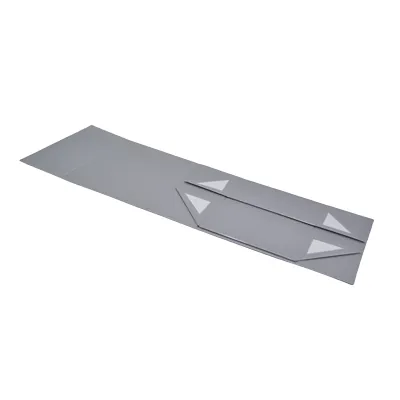 Boîte cadeau pliable argent 29x22x12cm – Paquet de 5 - Boites cadeaux carton pliables-1