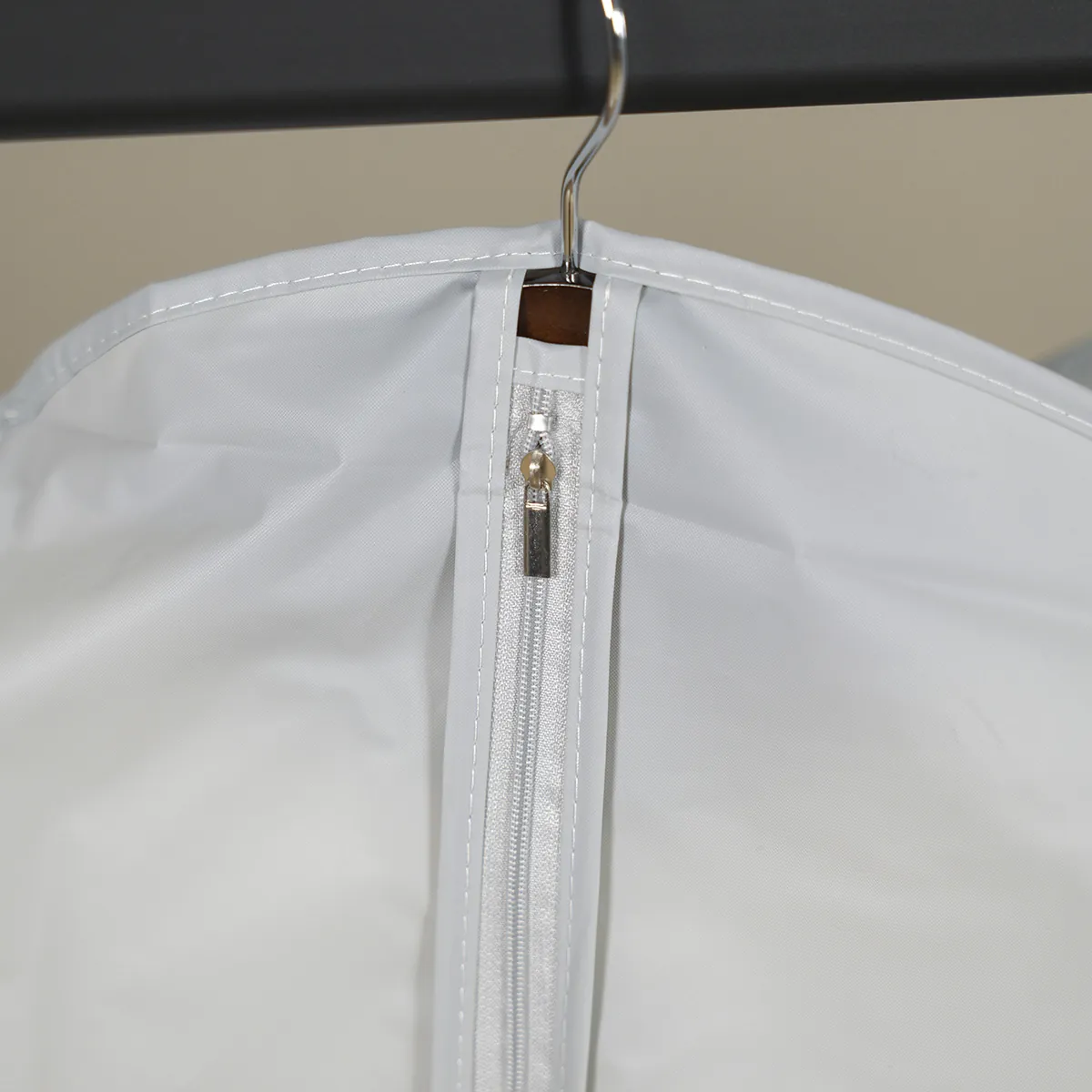 Housse vêtement en PEVA 60 x 110 cm Gris clair - Housse de protection vêtement - Lot de 5 - Housses à vêtements-3