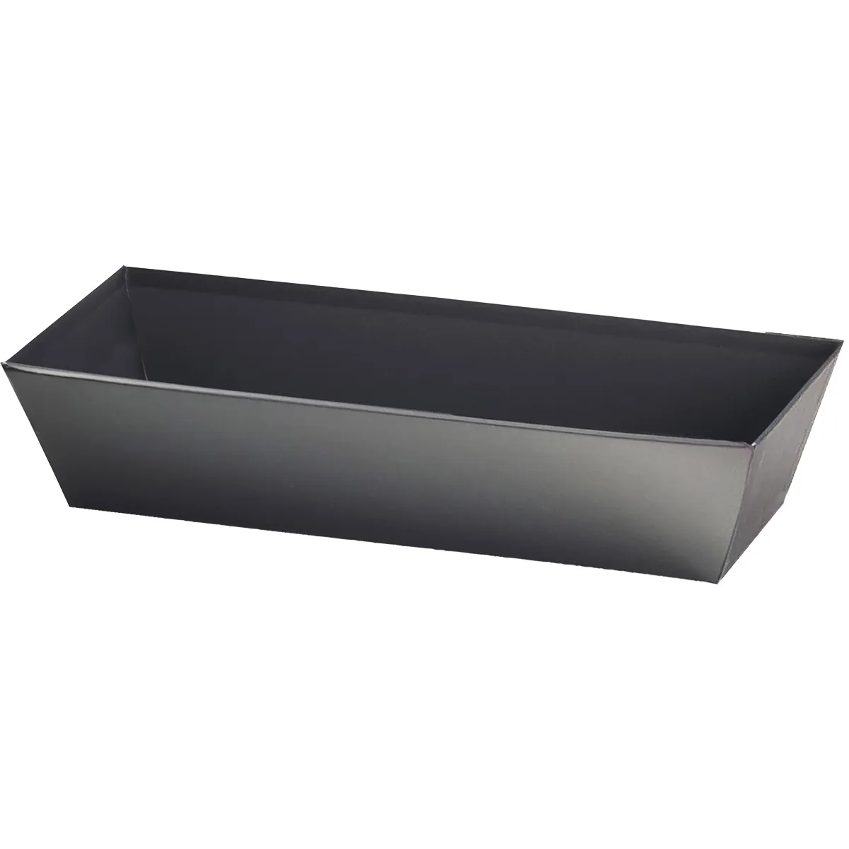 Corbeille carton rectangulaire noir 30 x 10 x 6 cm, paquet de 10 - Corbeilles carton