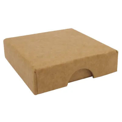 Écrin bijou plat pour pendentif et boucles carton kraft brun 6 x 6 x 1,6 cm insert velours - Boite bijoux – Lot de 20 - Écrins à bijoux, Coffrets à bijoux