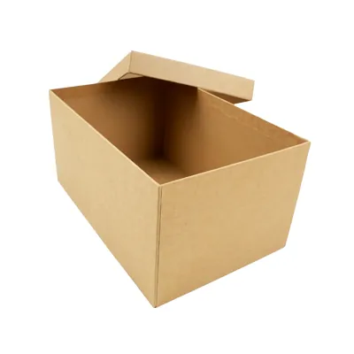 Boîte cadeau carton avec couvercle 30 x 20 x 15 cm - Boîte cloche - Lot de 2 - Boites cloches-2