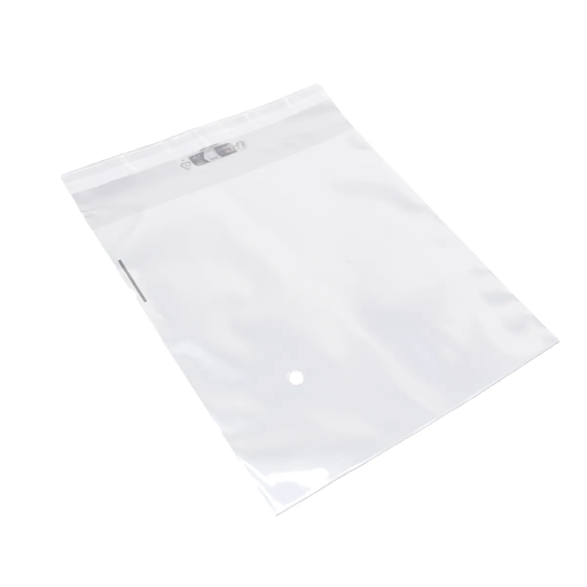 Sachets plastiques transparents à rabat adhésif 15,5 x 20 cm 40µ – Paquet de 50 - Sacs rabats adhésifs