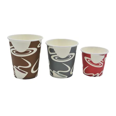 Gobelet expresso 10 cl / 4 oz ø6,7 x 6 cm - Gobelet carton - Gobelet café - Rouge - Lot de 50 - Gobelets carton, Gobelets café-1