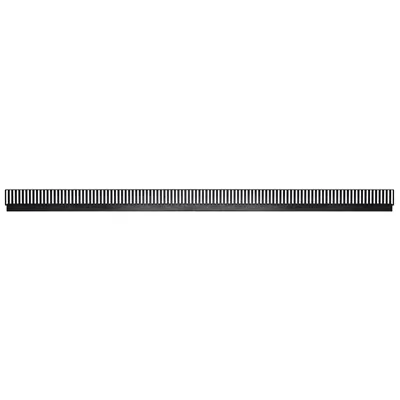 Profils arrière pour diviseurs noir sablé 133 cm - Ligne Store noir Sablé pas de 25 mm