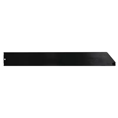 Séparateur pour tablette métallique 47 x 5,5 cm - Séparateur rayonnage - Diviseur tôle - Noir sablé - Ligne Store noir Sablé pas de 25 mm