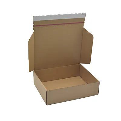 Carton d'expédition brun avec bande adhésive 25 x 20 x 7 cm - Boîte carton - Lot de 20 - Cartons d'expédition, Boîtes carton-1