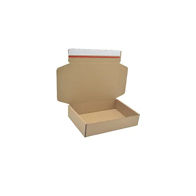 Carton d'expédition avec bande adhésive brun 23 x 16 x 5 cm - Boîte carton - Lot de 20 - Cartons d'expédition, Boîtes carton-1