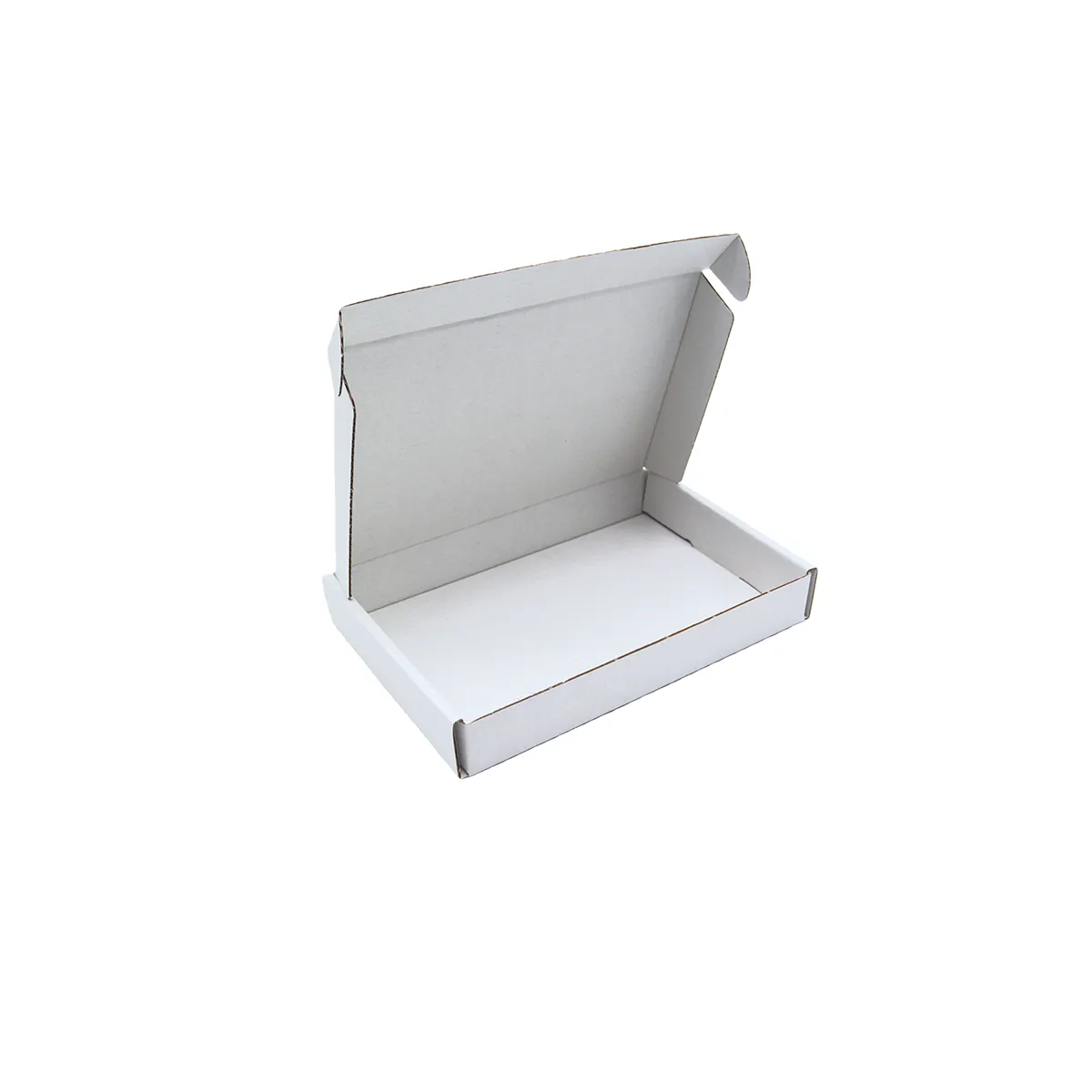 Carton d'expédition blanc 13x8,5x2,6 cm – Boîte carton kraft renforcé 355g – fermeture sans adhésif - Lot de 20 - Cartons d'expédition, Boîtes carton