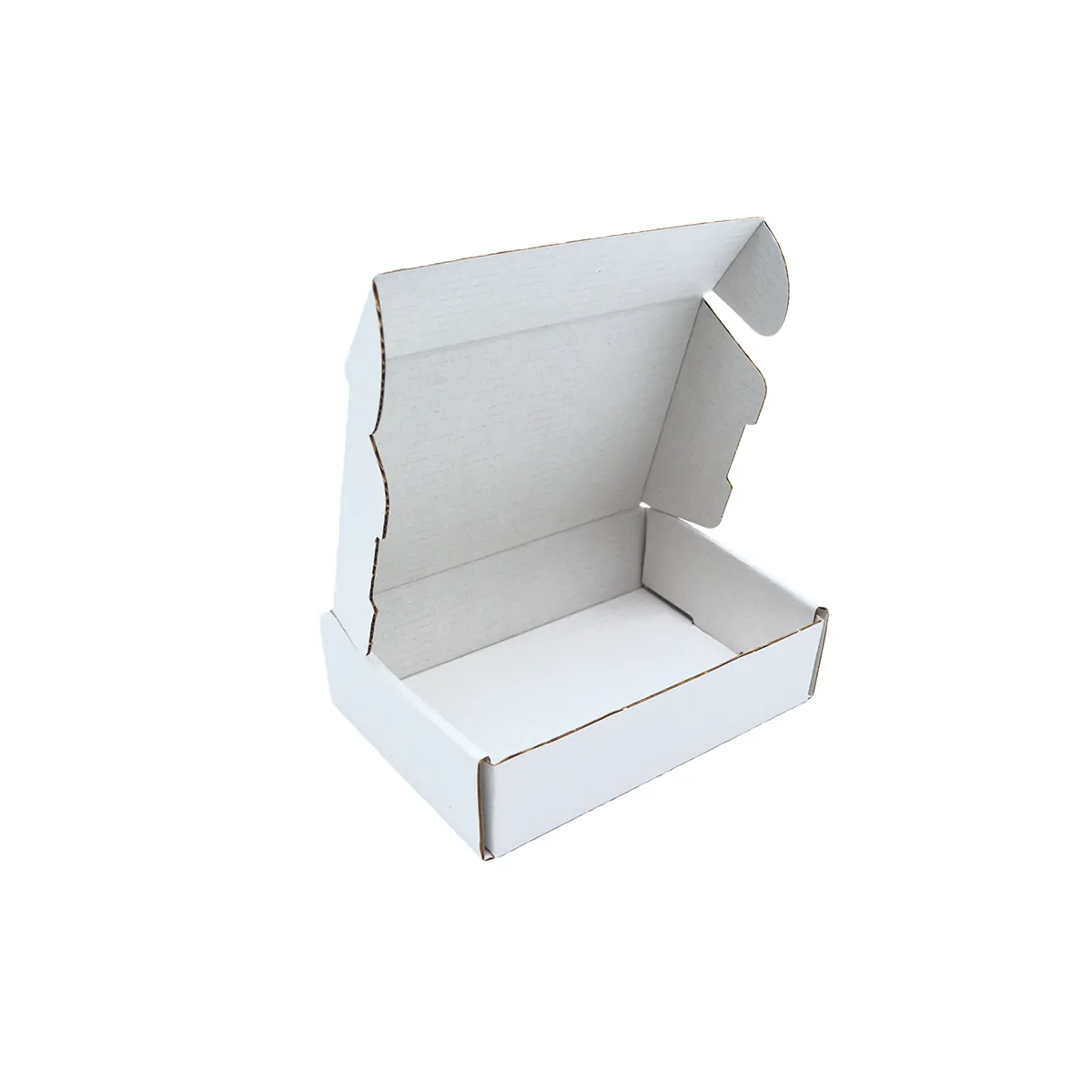 Carton d'expédition blanc 15x10x4 cm – Boîte carton kraft renforcé 365g – fermeture sans adhésif - Lot de 20 - Cartons d'expédition, Boîtes carton
