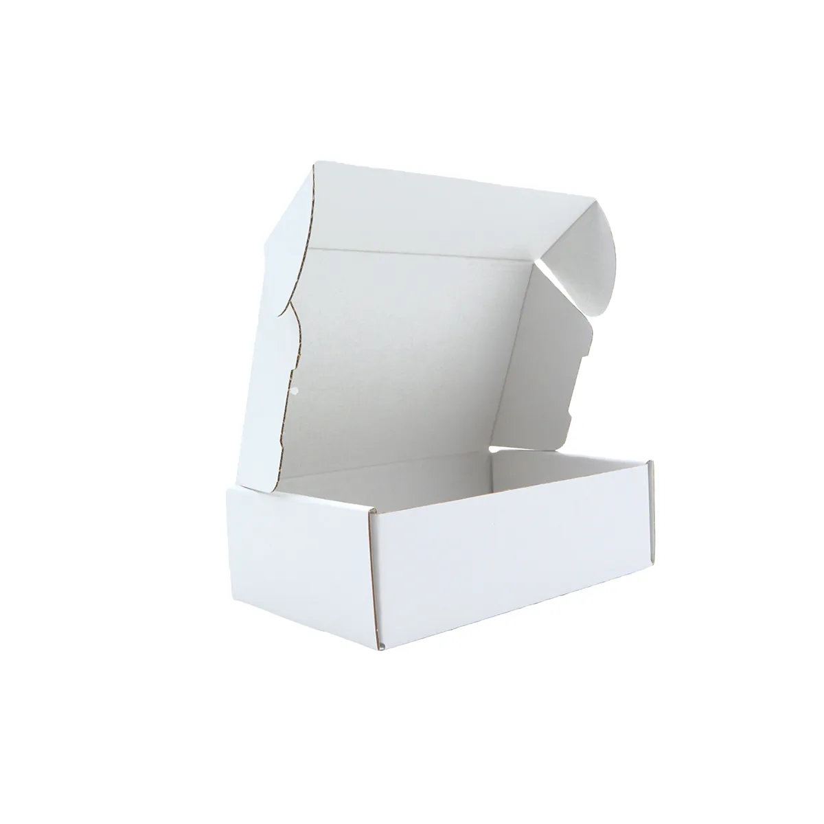 Carton d’expédition blanc 23 x 16 x 5 cm simple cannelure 365 g/m² – Boîte postale kraft blanc– Lot de 20 - Cartons d'expédition, Boîtes carton