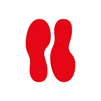 Pieds adhésifs pour marquage au sol - Guidage de prévention