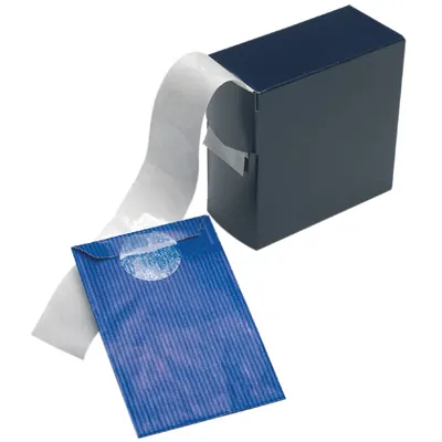 Étiquette adhésive transparente ø 30 mm - Boîte de 500 - Étiquettes cadeaux adhésives