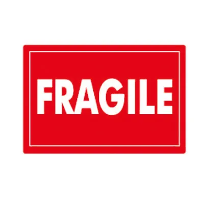 Étiquettes d'expédition Fragile 12 x 8 cm - Marquage d'expédition