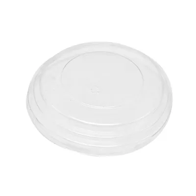 Couvercle pour saladier rond transparent ø 15 cm PET - Couvercle bol salade - Lot de 50 - Boîtes et bols à salade