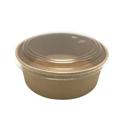 Couvercle pour saladier rond transparent ø 18,5 cm PET - Couvercle bol salade - Lot de 50 - Boîtes salade, Bols salade-2