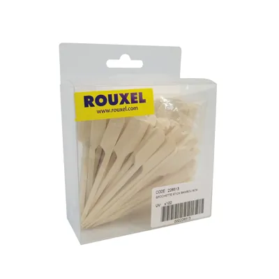 Pique bambou Golf 9 cm - Pic bambou Golf - Brochette bambou Golf - Lot de 100 - Touillettes bois, Piques à brochettes et Pailles carton-1