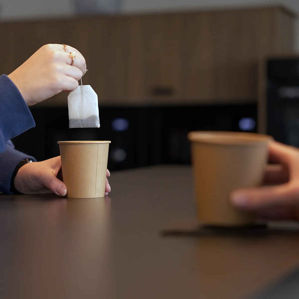 Gobelet expresso 10 cl / 4oz ø 6,2 x 6,2 cm - Gobelet carton - Gobelet café - Brun - Lot de 50 - Gobelets et verres jetables-2