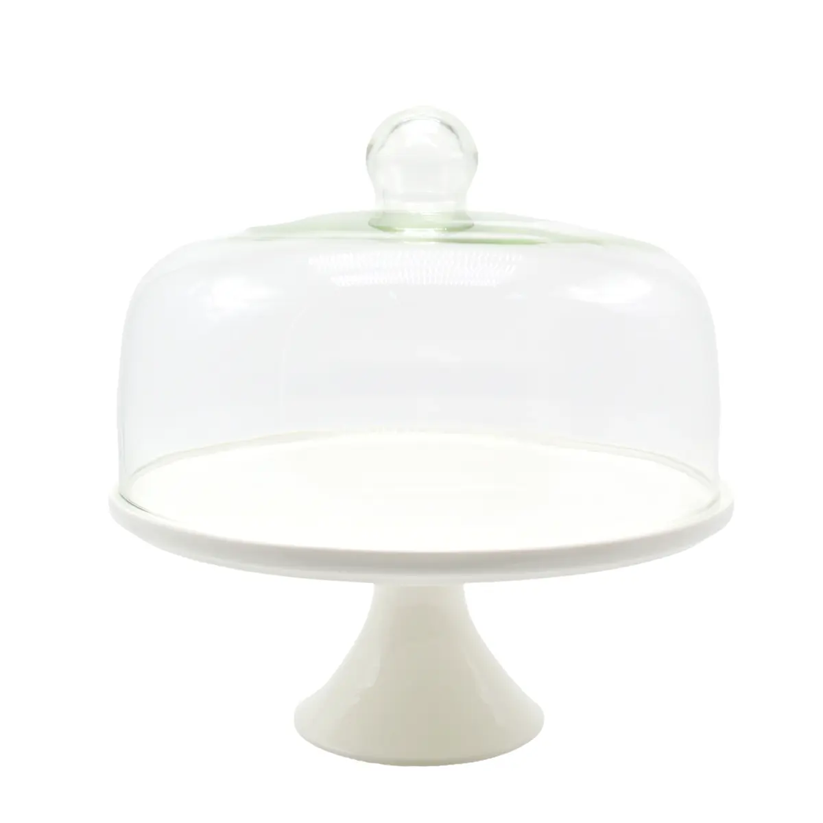 Cloche en verre Ø28cm H 18cm - Cloche à gâteau - Cloches à gâteaux, Présentoirs gâteaux-1
