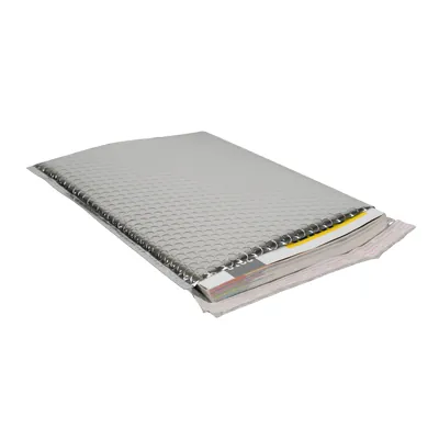 Enveloppe à bulles métallique 30 x 23 cm - Argent - Paquet de 10 - Enveloppes à bulles-3