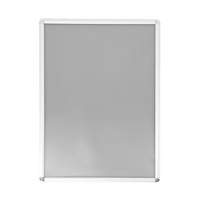 Cadre clic clac aluminium - Cadre clipsable - A0 - gris - angles arrondis - Porte-visuels muraux - à suspendre