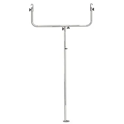 Chandelle double pour parasol Tube ø 22 mm L 70 à 107 cm - Double U extensible - Chandelles-1