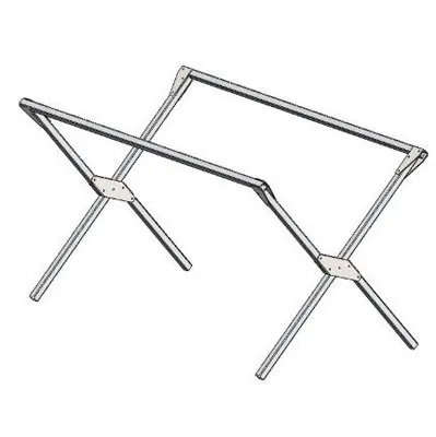 Lit de camp alu pliant 100 x 75 cm - Etalages de marché