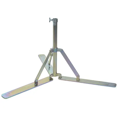Pied de parasol professionnel plat lourd de 14 kg - acier - Pied de parasol forain - Pieds de parasol