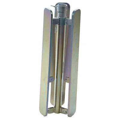 Pied plat lourd de 14 kg pour parasol forain - acier - Pieds de parasol-1