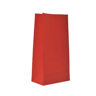 Pochette cadeau SOS kraft rouge 9x6x18 cm 70 g/m² - Paquet de 250 - Pochettes SOS kraft