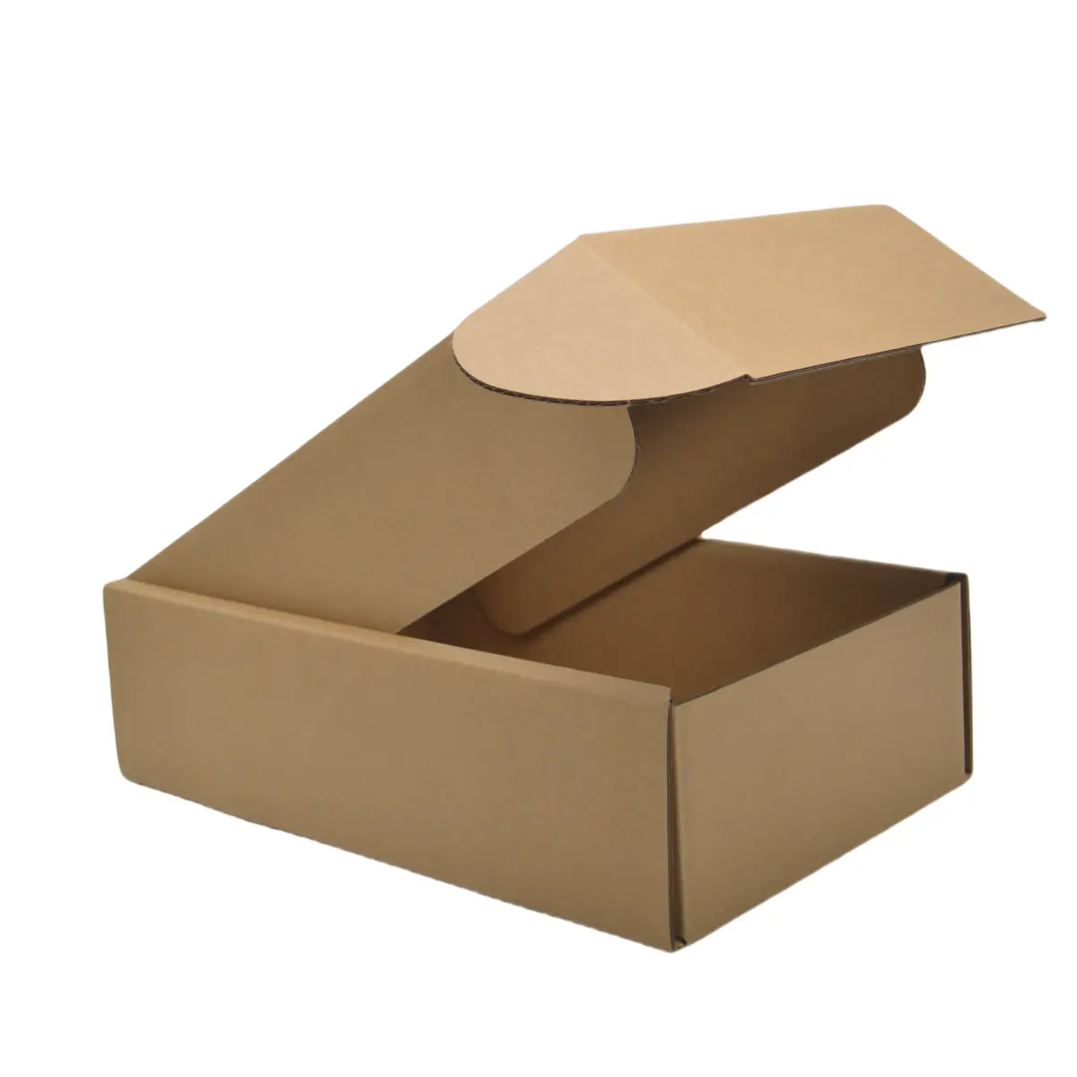Boîte cadeau carton à fenêtre 35 x 24,5 x 10 cm – Lot de 10 - Boites cadeaux carton pliables-1