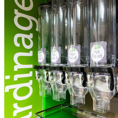 Distributeur vrac à gravité 13L 15 x 39 x 53 cm avec porte-étiquette - Distributeurs de vrac-4