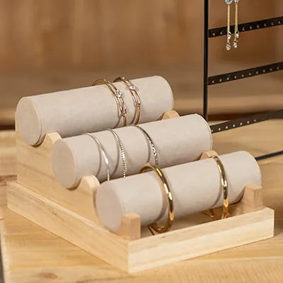 Présentoir à bracelets 3 niveaux - Présentoirs bracelets et montres-1