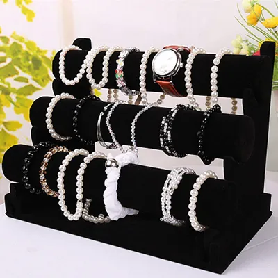 Présentoir à bracelets 3 niveaux - Présentoirs bracelets et montres-1