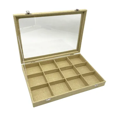 Coffret vitrine 12 cases - Coffrets vitrines bijoux-1