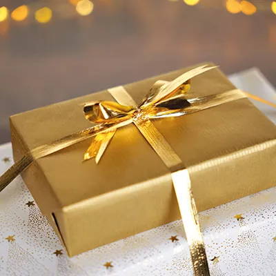 Papier cadeau kraft vergé or 70cmx100m – Rouleau professionnel - Papiers cadeaux unis-3