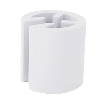 Marque taille neutre blanc ø 1 x 1 cm - Indicateur de taille pour cintre - Paquet de 100 - Marques taille pour cintres