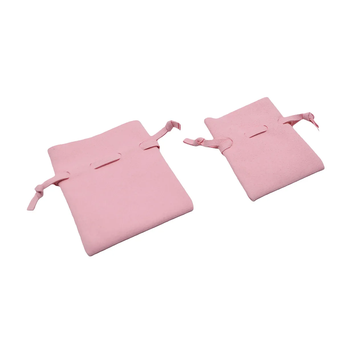 Pochette simili cuir rose 7 x 8 cm – Sachet bijoux avec cordon de serrage - Pochette à bijoux - Lot de 10 - Sachets velours, Pochettes simili cuir-2